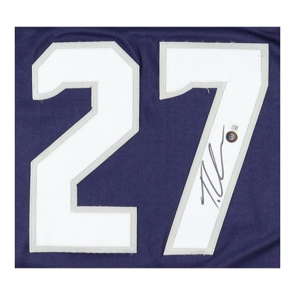 Tariq Woolen Autographed Custom Football Jersey
