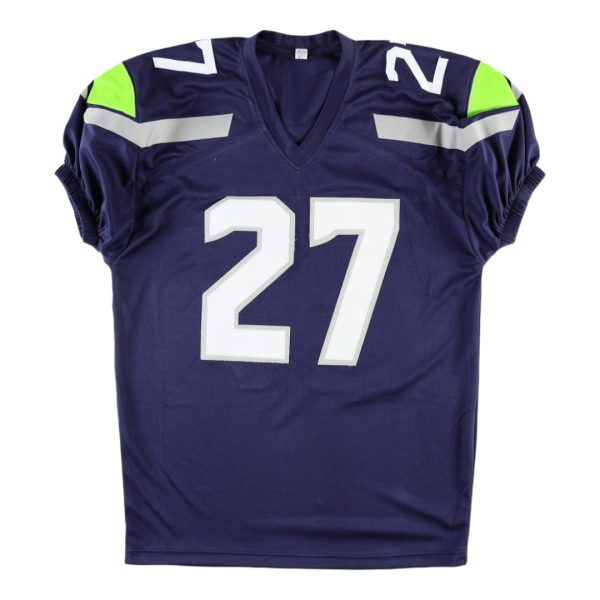 Tariq Woolen Autographed Custom Football Jersey