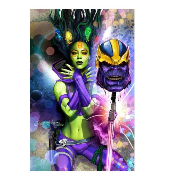 Greg Horn Signed 11x17 Gamora