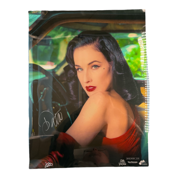 Dita Von Teese Signed 18x24 (Close Up) Photo