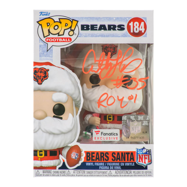 Anthony Thomas Signed Bears Santa Funko Pop! #184