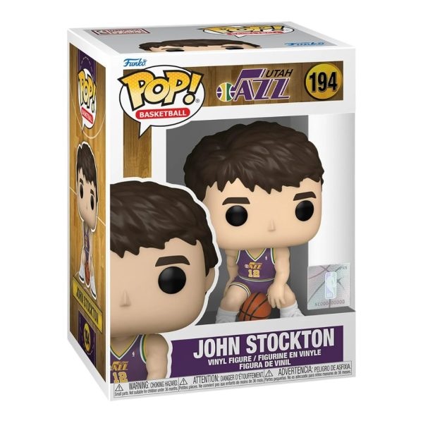 John Stockton Rookie Season NBA Utah Jazz Funko Pop! #194