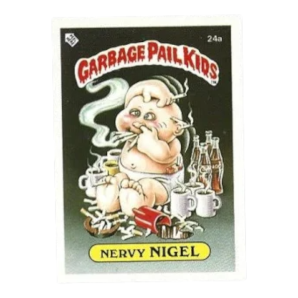 GPK - Nervy Nigel- 1986 Topps Series 1 UK Minis