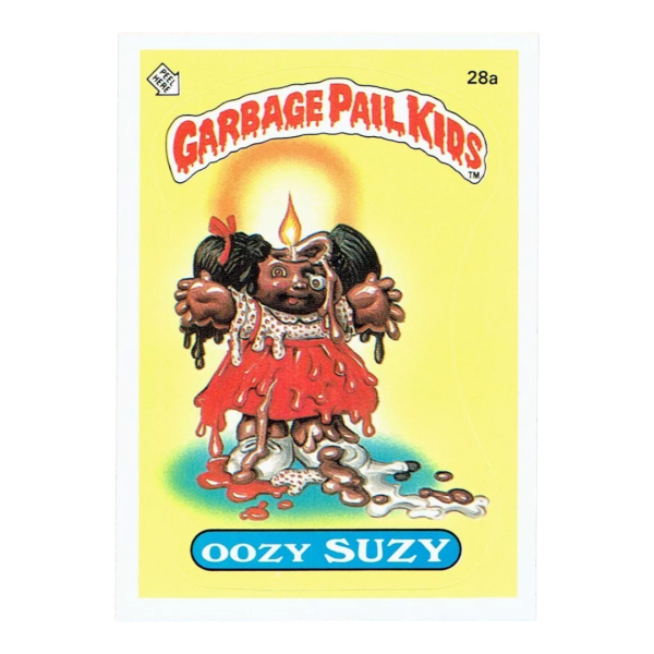 GPK - Oozy Suzy - 1986 Topps Series 1 UK Minis