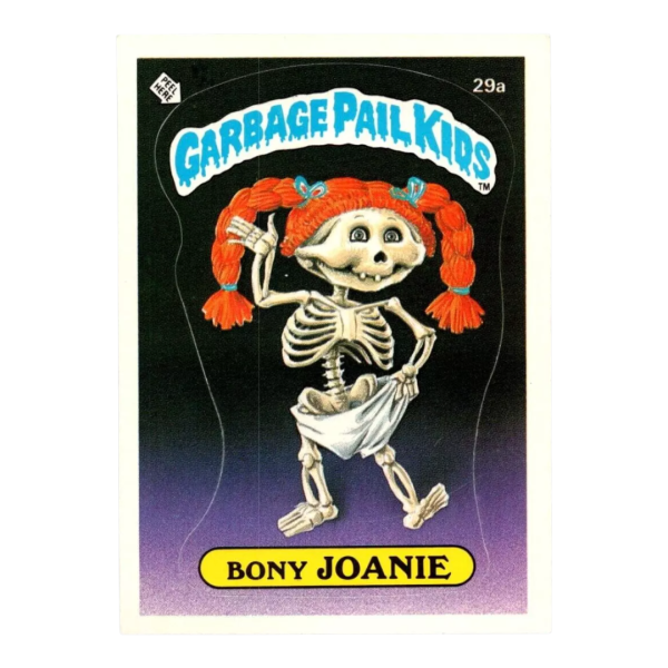 GPK - Bony Joanie - 1986 Topps Series 1 UK Minis