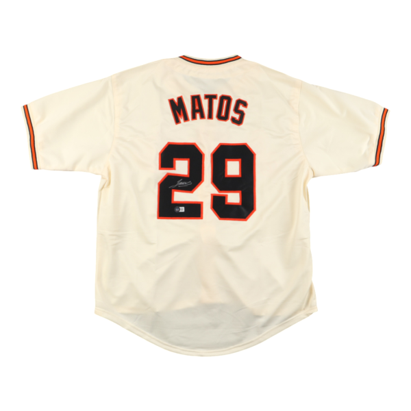 Luis Matos Giants Signed Jersey