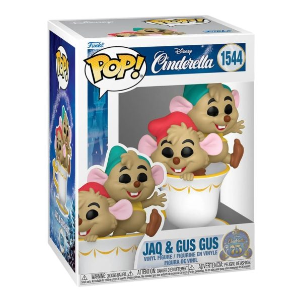 Jaq & Gus Gus in Teacup Cinderella 75th Anniversary Funko Pop! #1544