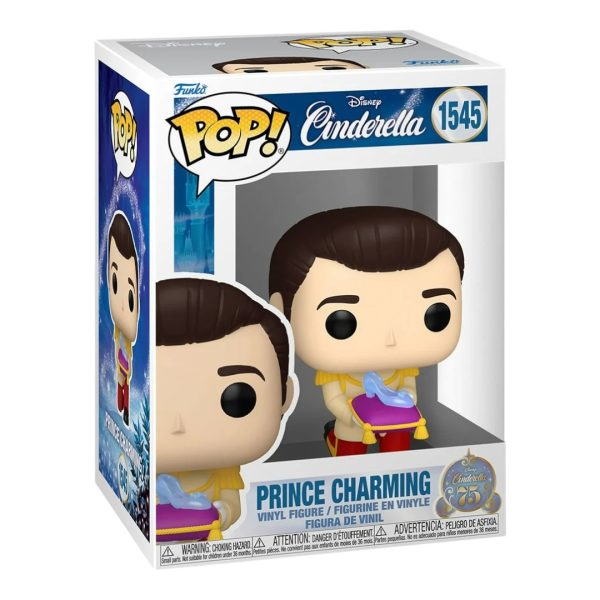 Prince Charming with Glass Slipper Cinderella 75th Anniversary Funko Pop! #1545