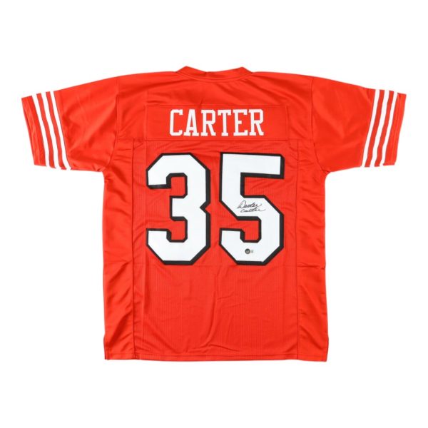 Dexter Carter 49ers Signed Jersey