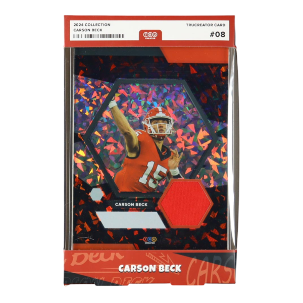 Carson Beck 2024 Trucreator Jumbo Rookie Card #08