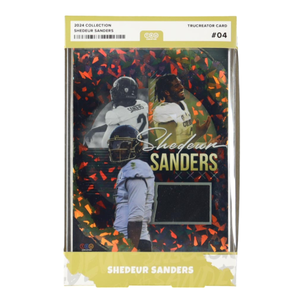 Shedeur Sanders 2024 Trucreator Jumbo Rookie Card #04