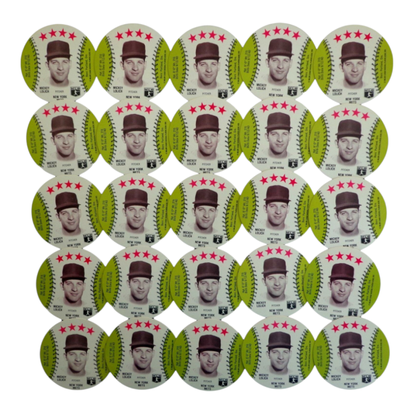 Mickey Lolich Set of (25) 1976 Isaly Sweet William Card Discs