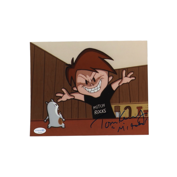 8x10 Tom Kenny Signed Power Puff Photo