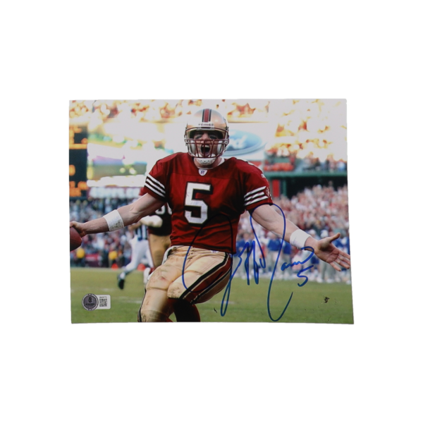 8x10 Jeff Garcia Signed 49ers Photo