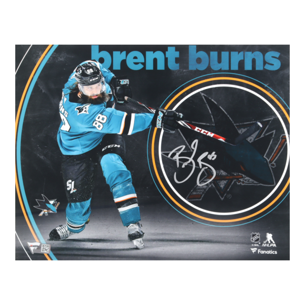 8x10 Brent Burns Signed Sharks Photo (Fanatics)