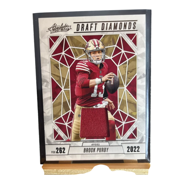 Brock Purdy 2024 Patch Card Draft Diamonds