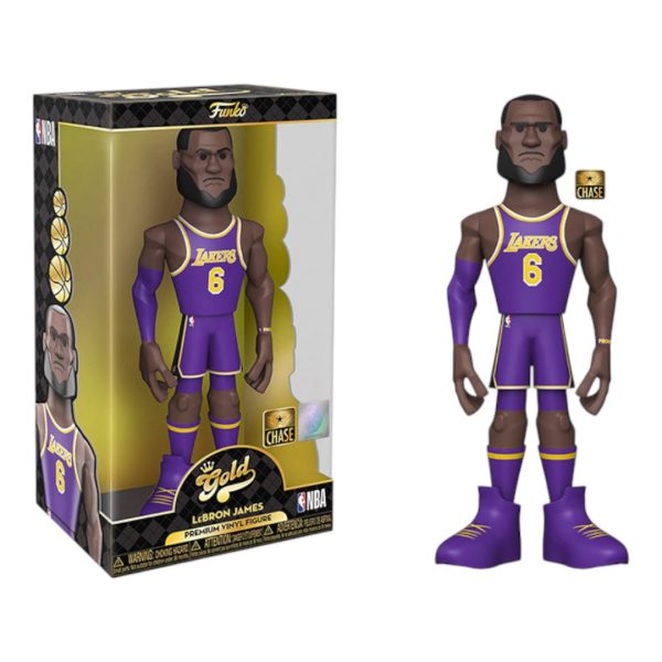LeBron James (Chase) NBA Lakers Gold Premium Vinyl Figure