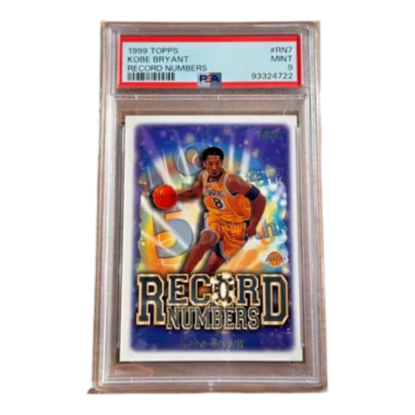 Kobe Bryant Record Numbers 1999 Topps PSA 9