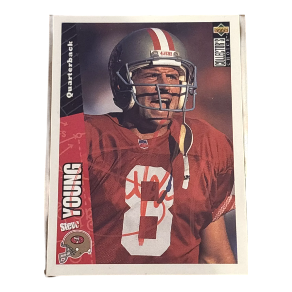 Steve Young Autograph 1996 Collectors Choice With COA