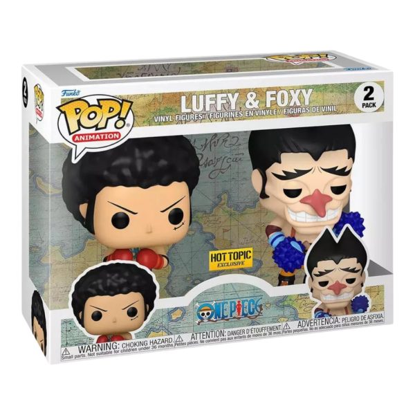 Luffy & Foxy One Piece Funko Pop! 2 Pack