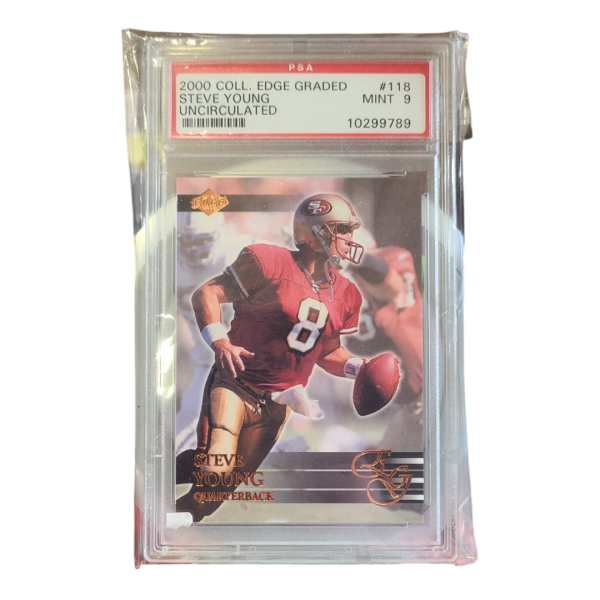 Steve Young 2000 - Bronze #118 Coll Edge Graded Uncirculated PSA 9