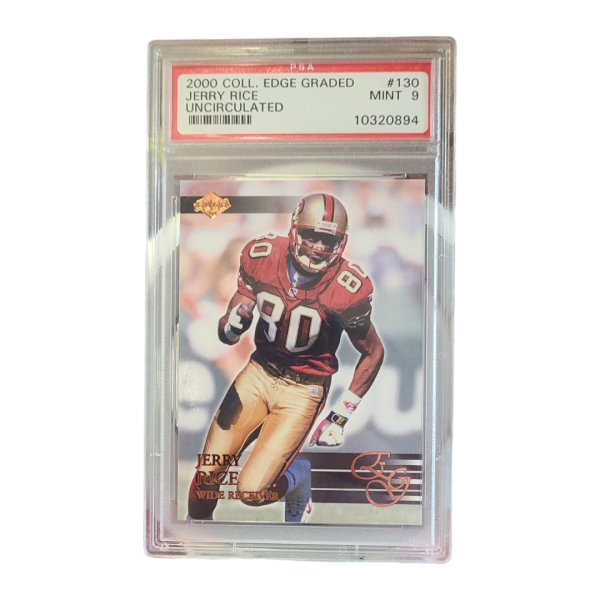 Jerry Rice 2000 - Bronze #130 Coll Edge Graded Uncirculated PSA 9