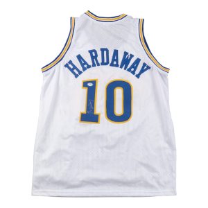 Tim Hardaway Warriors Signed Jersey