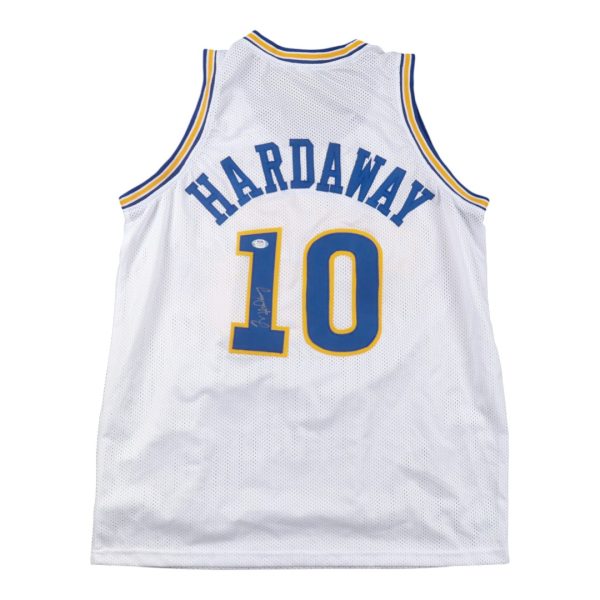 Tim Hardaway Warriors Signed Jersey