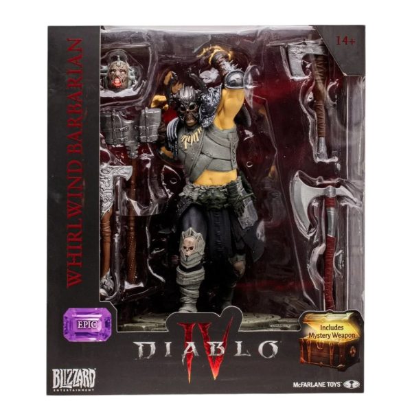 Diablo IV - Whirlwind Barbarian Epic - 1:12 Scale Posed Figure