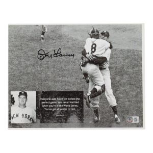 8x10 Don Larsen Signed Yankees Photo