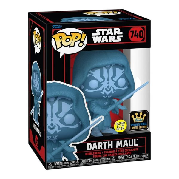 Hologram Darth Maul Star Wars GITD Funko Pop! #740 - (Specialty Series)