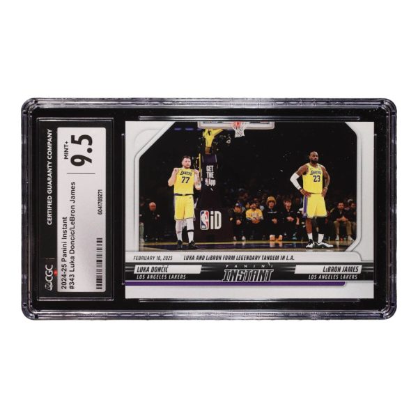 2024/2025 Luka Doncic / LeBron James Panini Instant #343