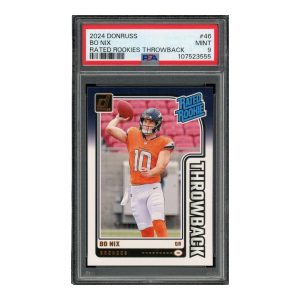 2024 Bo Nix Broncos Donruss Throwback RR #46