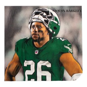 12x18 Saquon Barkley Eagles Josh Barton
