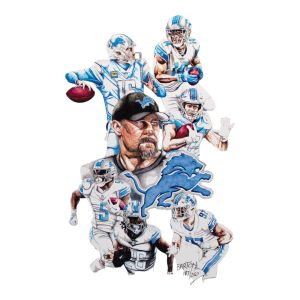 12x18 Lions Team Brian Barton