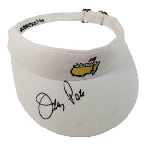 Jerry Pate Signed Masters Golf Visor (JSA COA)