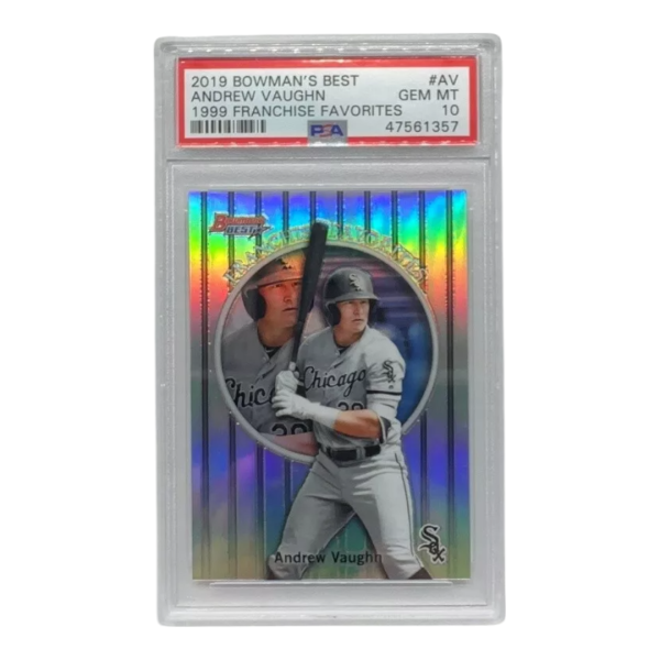 Andrew Vaughn 2019 Bowman's Best Frnachise Favorite PSA 10