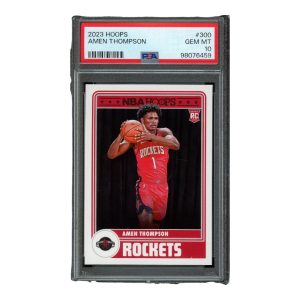 2023 Amen Thompson Rockets Hoops Rookie Card #300