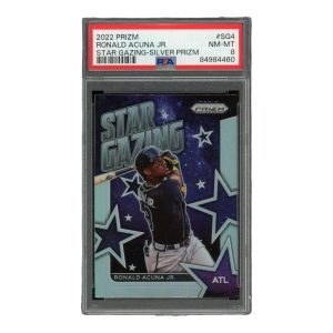2022 Ronald Acuna Jr. Braves Prizm Star Gazing Silver Card
