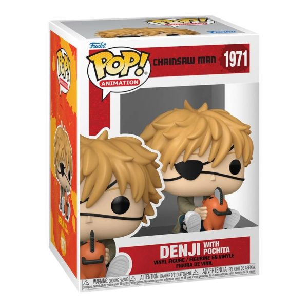 Denji with Pochita Chainsaw Man Funko Pop! #1971